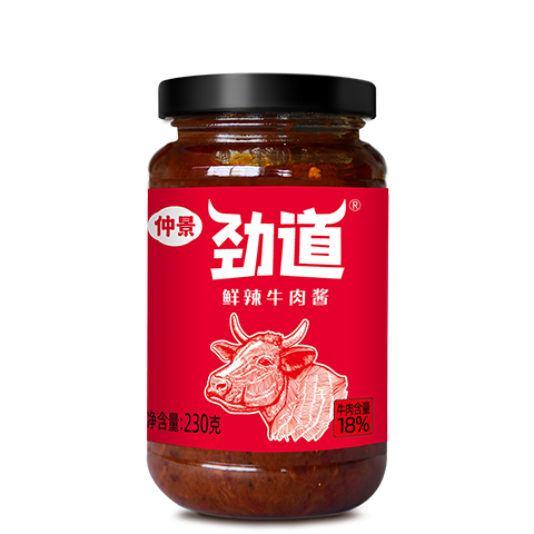 劲道牛肉酱（鲜辣味）- 230g